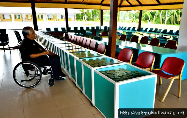공공 행정과 사회적 책임 - Photorealistic civic service scene in a Brazilian municipal community center, a diverse team of publ...